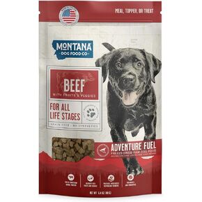 MONTANA DOG FOOD CO. Freeze-Dried Raw Surf & Turf Recipe Dog Food – Grain-Free, High-Protein Meal or Topper, Made in USA with USA Ingredients (6.4 oz Bag)