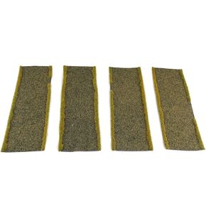 Dirt Road Straight Sections Set of 4 – 28mm Wargaming Scenery Terrain Model Diorama