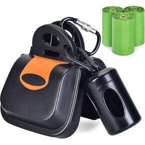 petizer Portable Pooper Scooper, Dog Poop Picker with Bag Dispenser, Pooper Scooper With Leash Clip and 45 Waste Bag Attachment, Dog Poop Pooper for Small, Large Dogs, Convenient for Outdoors