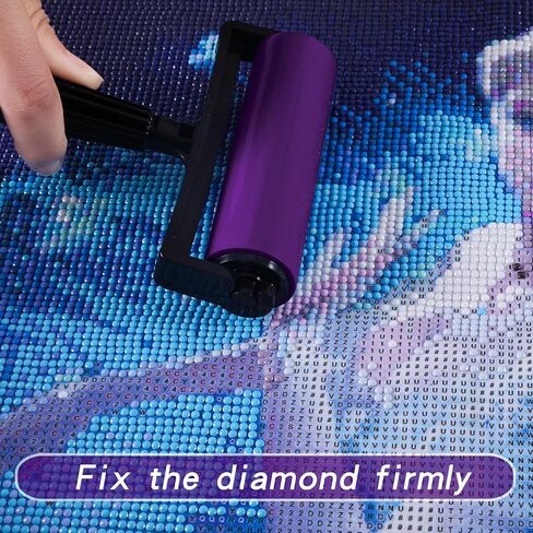 Lymusumi 61pcs 5d Diamonds Art Artosities and Tools Kits with Diamond Paint Roller and Diamond Art Box للبالغين أو الأطفال （الأرجواني） in Kuwait