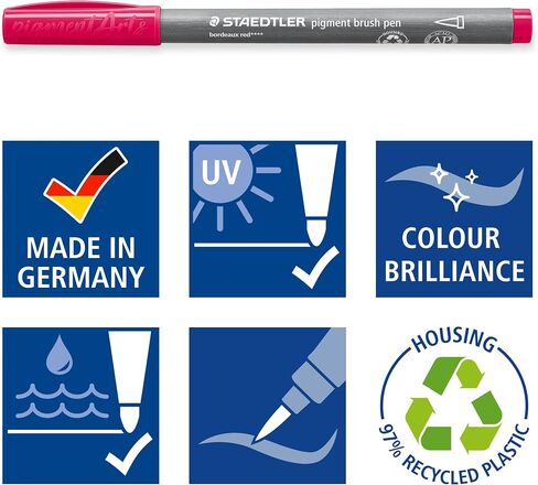 STAEDTLER Pigment Arts Brush Pen, 60ct in Saudi Arabia