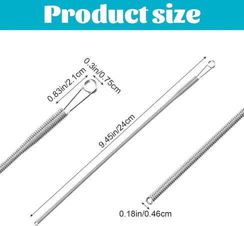 4PCS Drawstring Threader Tool Metal Hoodie String Threader, Flexible Elastic Draw String DIY Rope Waist Band Threading Belt Threader Sewing Puller Tool Set for Hoodie Sweatpant Coats Pants Replacement in Saudi Arabia