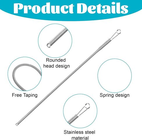 4PCS Drawstring Threader Tool Metal Hoodie String Threader, Flexible Elastic Draw String DIY Rope Waist Band Threading Belt Threader Sewing Puller Tool Set for Hoodie Sweatpant Coats Pants Replacement in Saudi Arabia