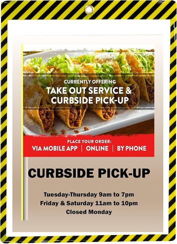 C-Line Safety Striped Shop Thicks ، اللحامين ، الأصفر/الأسود ، كلا الجانبين واضح ، 9 "× 12" ، 10 لكل حزمة (44112) in Kuwait