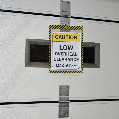 C-Line Safety Striped Shop Thicks ، اللحامين ، الأصفر/الأسود ، كلا الجانبين واضح ، 9 "× 12" ، 10 لكل حزمة (44112) in Kuwait