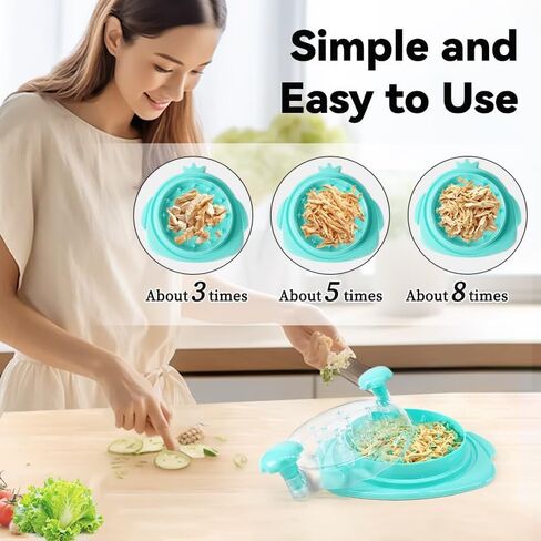 Chicken Shredder Tool Twist large With Brush, 10.5" 3 Layers Pro Meat Shredder, Strong Anti-Slip Stripe, Efficient Chicken Breast Shredder, Ergonomic Handle, BPA Free, Visible Chicken Grinder Machine in Saudi Arabia