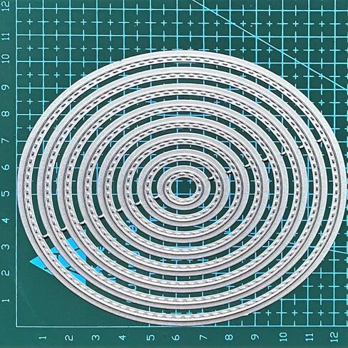 Cutting Dies Handmade DIY Paper Cards Album Decoration Stencils Template Embossing for Card Scrapbooking Craft (Square-Self) in Saudi Arabia