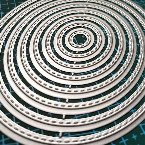 Cutting Dies Handmade DIY Paper Cards Album Decoration Stencils Template Embossing for Card Scrapbooking Craft (Square-Self) in Saudi Arabia