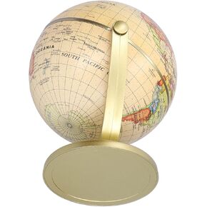 Mini Version of the World Map Globe English Version Desktop Rotating Globe Geography Instrument, Modern Home Crafts, Map Printing Fine, Clear Text Teaching Tools