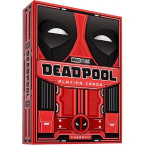 theory11 Deadpool Playing Cards, Premium Playing Cards, Poker Size Standard Index, Luxury Playing Cards