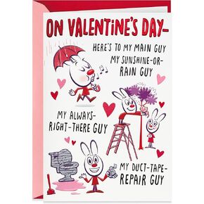 Hallmark Funny Valentine's Day Card for Husband (Great Guy Poem)