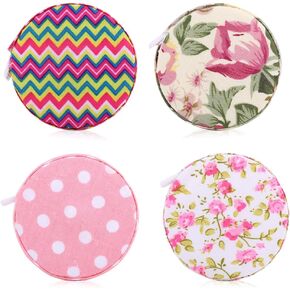 Yosoo Measuring Tape, Double Sided Flexible Retractable Soft Cute Body Clothes Fabric Measuring Tape Set Tailor Sewing Craft 4pcs Color Random