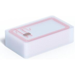 10pcs NFC Tags NFC Cards Ntag215 Cards Transparent Card Rewritable NFC Tags 504 Bytes Work Perfectly with All NFC-Enabled Devices