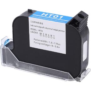 Handheld Printer Cartridge 42ML Capacity Fluent Output Inkjet Printer Cartridge Replacement Rapid Drying for Wood, Fabric (Black)