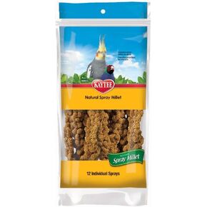 Natural Millet Spray 12count. 6 Pack Bundle, 72 Total.