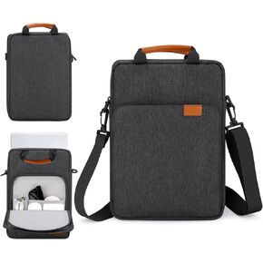 13 inch Laptop Sleeve with Shoulder Strap and Handle,Computer Bag Carrying Case for 13.3 Apple MacBook iPad,Chromebook