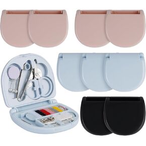 BEAUTIFABLE 10 Pack Mini Sewing Kit Portable Travel Sewing Box DIY Sewing Supplies Emergency Sewing Repair Kit with Threads Scissors Hand Sewing Needles Beginner Friendly Travel Sewing Kit