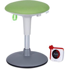 Adjustable Wobble Stool for Kids Ages 7-12 Years; Flexible Seating Stools for Classroom; Ergonomic Wiggle Seat, 360 Degrees Movement; Bonus Rechargeable Visual Timer (Sky Blue)