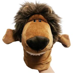 Glanzzeit Children Cartoon Animal Hand Puppets Soft Velvet Toddlers Glove Dolls 10 Inches Crocodile