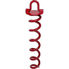 Pet Fit For Life Dog Tie Out Stake - Heavy Duty Yard Stake for Dogs with Swivel Ring for Cable Attachment - Safe for Dog or Puppy in Yard, Park, Camping or Beach