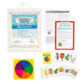 Really Good Stuff What's My Vowel? Literacy Center - 1 Literacy Center
