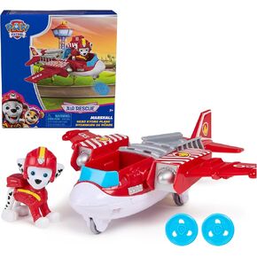Paw Patrol: Air Rescue Marshall Action Figure & Hero Hydro Airplane Toy with Projectile Launcher & 2 Projectiles, Kids Toys for Boys & Girls Ages 3+