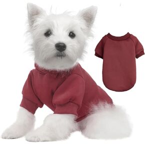 Dog Dog Sweaters Clothes for Small Dogs Boy Girl Dog Winter Hoodie Sweatshirts for Small Chihuahua Yorkie Doggie Coat Clothing Puppy Cat Autumn Warm Coat
