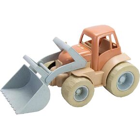 Dantoy BIO Kids’ Big Tractor, Green Sugarcane Bioplastic Toy, Indoor & Outdoor Play, Safe Rounded Edges, Role Play, Sensory Exploration with Sand & Water, Motor Skills, Made in Denmark, Ages 2+