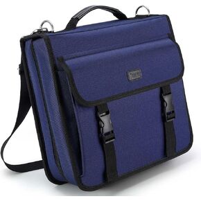 3" D-Ring Zipper Binder with 700+ Sheets Capacity, 3-Ring Zip Up Binder with Shoulder Strap for School, Zip Binder Bag Compatible with 13" MacBook & 12.9" Tablet