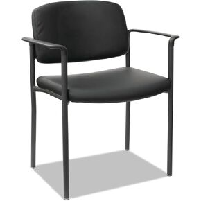 Alera Alera Sorrento Series Ultra-Cushioned Stacking Guest Chair, 25.59" x 24.01" x 33.85", Black, 2/Carton