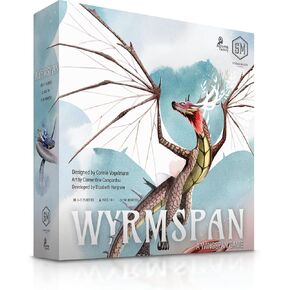 Stonemaier Games: Wyrmspan - A Wingspan Game by Connie Vogelmann | Build a Cavernous Sanctuary for Beautiful Dragons | Strategy Board Game for Adults and Family | 1-5 Players, 90-120 Min, Ages 14+