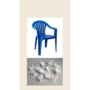 Dan Models 35298-1/35 Material for dioramas. Plastic Chairs. Set of 12 pcs
