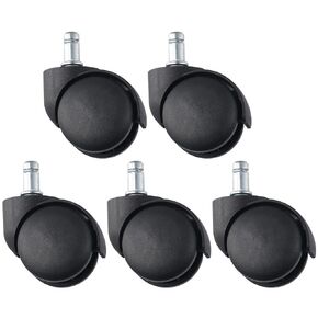 okhobby 5PCS 2 Inch Office Chair Caster Wheels Replacement Spare Castor Caster Wheels Heavy Duty Caster Office Chair Wheels