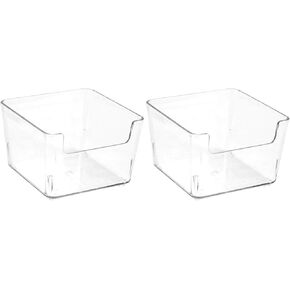 Acrylic Sticky Note Holder Makeup & Skincare Organizer for Face Masks Notebook Rack Note Dispenser for Office, School & Home Use (2pcs)