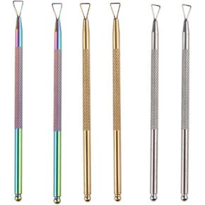 6Pcs Scratch off Tool, Lottery Ticket Scratcher Tool, Metal Scratcher Tool, Lottery Ticket Holders, Scratch off Tool Backscratchers Scratch off the Hard to Remove Pin Numbers on Present Cards