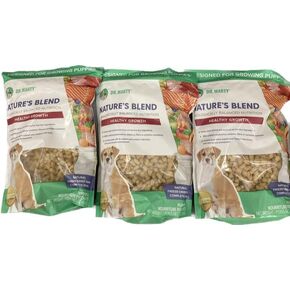Dr. Marty Nature's Blend Healthy Growth for Puppies Freeze Dried Raw Dog Food 48 oz (3 Bags x 16 oz)