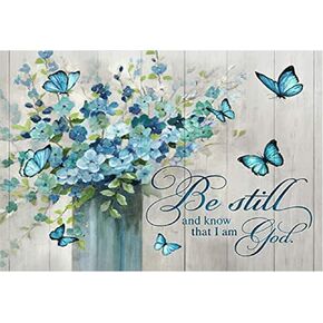 BOHADIY Diamond Painting Kits for Adults and Kids, Blutterfly Flower God Diamond Art Craft Paint with Full Round Drill for Wall Decor 16 × 12 Inch