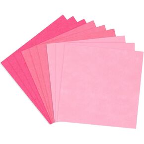 Whaline 30Pcs Pink Felt Fabric Sheets Valentines Day Soft Thick Assorted 3 Colors Craft Felt Pack for DIY Crafts Sewing Patchwork Art Projects, 6 x 6 Inch