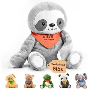 Lilly's Love Weighted Stuffed Animal, 5lb | Sensory Weighted Plush for Kids and Adults | Machine Washable Plushies w/Removable Inner | Calming Weighted Stuffed Animals for Anxiety, Clyde The Capybara