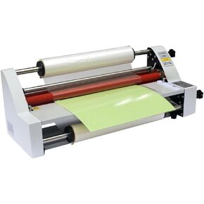 17.7" Laminating Machine, SHengwin Hot and Cold Roll Laminator 110V Digital Thermal Roll Laminating Machine for Single/Dual Sides A2/A3/A4 Paper Lamination