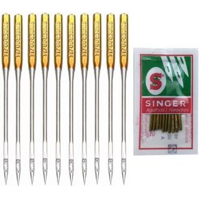 10Pcs Sewing Machine Needles,Universal Large Eye Sewing Machine Home Sewing Machine Needles Sewing Macine Size 16 Sewing Notions and Supplies,Sewing Machine Needles,Machine Needles