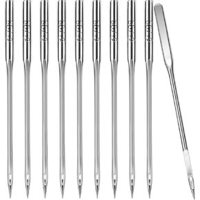 60 PCS Sewing Machine Needles, 80/12 Universal Sewing Machine Needles, Suitable for Singer, Brother, Janome Sewing Machines, Sizes 65/9, 75/11, 80/12, 90/14, 100/16, 110/18