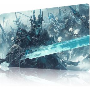 MTG PLAYMAT NON-SLIP Rubber Printing Commander Commander Game Desk Mat Duel TCG Playmat PTCG Playmat 24x14 بوصة وأكياس تخزين مجانية (هيكل عظمي) in Saudi Arabia