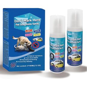 No Chew Spray for Dogs, 2025 Upgrade Spray for Dogs to Stop Chewing, Dog Deterrent Spray for Furniture, Pet Corrector Spray, Dog Behavior Training Spray with Alcohol Free, 2 Pack * 100 ML, Blue
