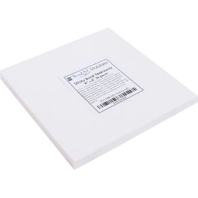 Threadart Sticky Back Tearaway Embroidery Stabilizer | 50 8" x 8" Sheets | for Machine Embroidery | Additional Styles of Cutaway, Washaway, Tearaway, Sticky in Rolls and Precuts