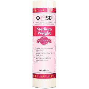 OESD Medium Weight Cut Away Embroidery Stabilizer 10" x 10 Yd Roll