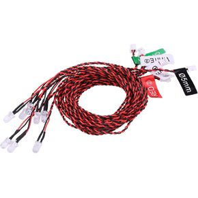 8 LED Lighting System Kit Simulation Flashing Lights for RC Airplane Helicopter rc plane lights rc plane navigation lights Lighting