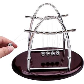 Desk Ball Newtons Cradle Metal Pendulum Steel Balance Ball (Arch)