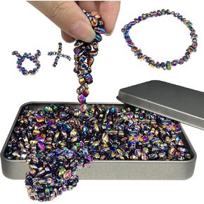 510pcs Ferrite Putty Fidget Toys, Magnetic Stones Fidget Toys Adults, Desk Fidgets Toys for Stress and Anxiety Relief and Kill Time, Novelty Adults Gifts