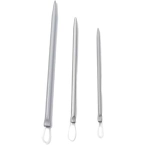 ZHIZHOUNEY Set of 3 Nylon Thread Rope Threader Yarn Thread Eye Wool Needle Sweater Needle Knitting Tool Large Eye Needle Craft Yarn Needle Large Eye